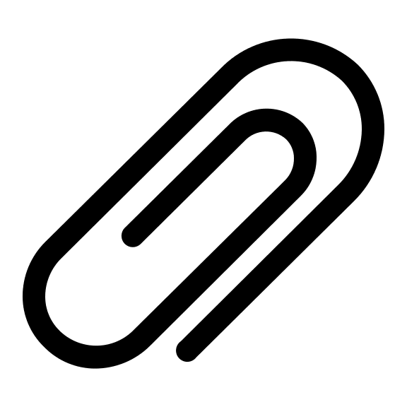 Attachment (Line) Free Open-Source SVG Icon (Clarity)