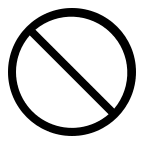 Ban Symbol (Line) Free Open-Source SVG Icon