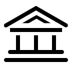 Bank Building (Line) Free Open-Source SVG Icon