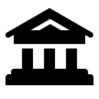 Bank Building (Solid) Free Open-Source SVG Icon