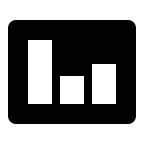 Solid Bar Chart Visualization (Clarity) Free Open-Source SVG Icon