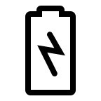 Battery Level Indicator (Line) Free Open-Source SVG Icon