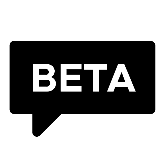 Beta Version Symbol (Solid) Free Open-Source SVG Icon (Clarity)