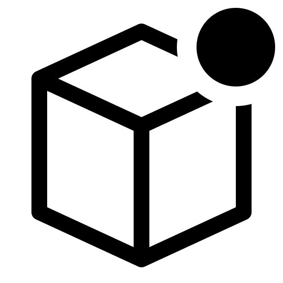 Badged Block Element (Outline) Free Open-Source SVG Icon (Clarity)