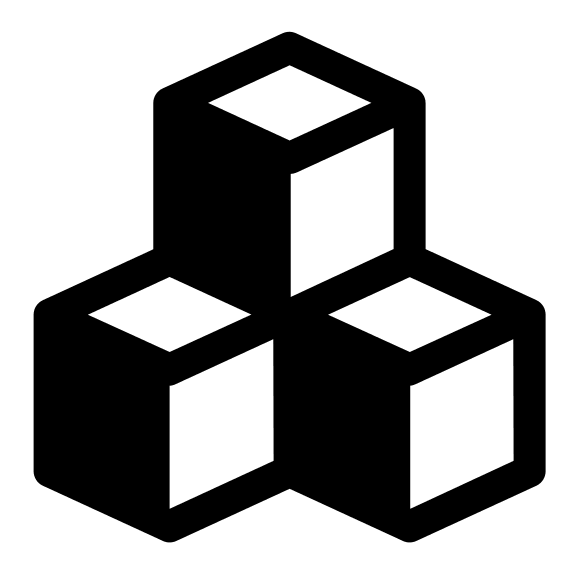 Solid Block Group Structure (Clarity) Free Open-Source SVG Icon (Clarity)