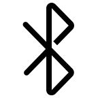 Bluetooth Connection (Line) Free Open-Source SVG Icon