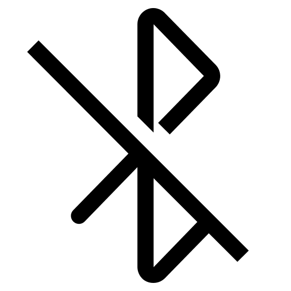 Bluetooth Offline Status (Clarity) Free Open-Source SVG Icon (Clarity)