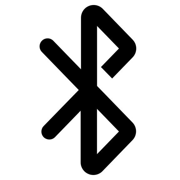 Bluetooth Technology Symbol (Solid) Free Open-Source SVG Icon (Clarity)