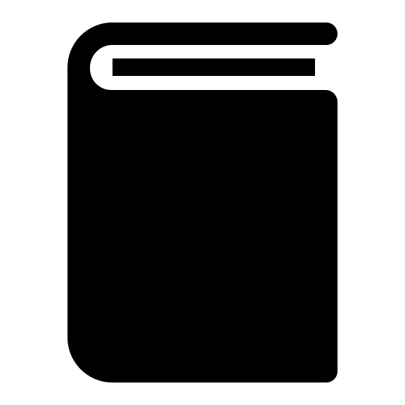 Solid Book Representation (Clarity) Free Open-Source SVG Icon (Clarity)