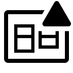 Alerted Box Plot Chart (Outline) Free Open-Source SVG Icon