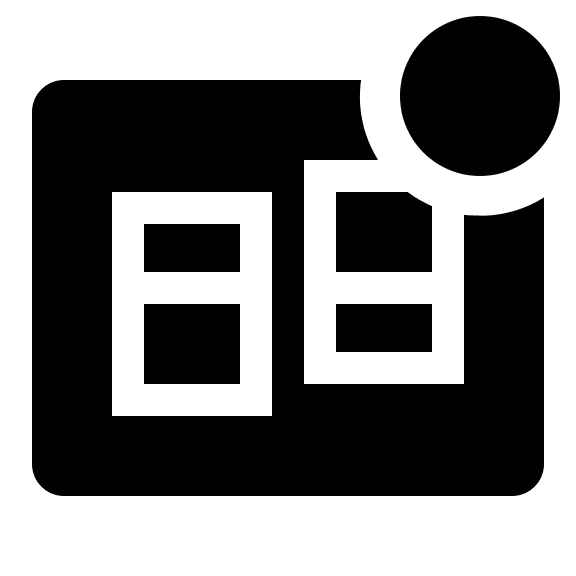 Box Plot Visualization with Badge (Solid) Free Open-Source SVG Icon (Clarity)