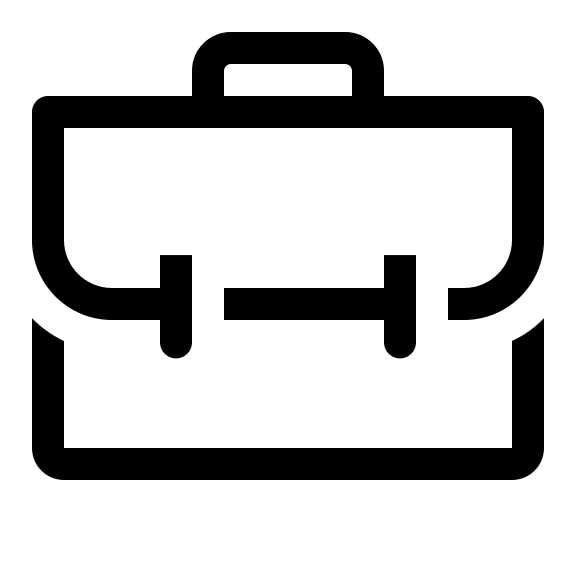 Line Briefcase (Clarity) Free Open-Source SVG Icon (Clarity)