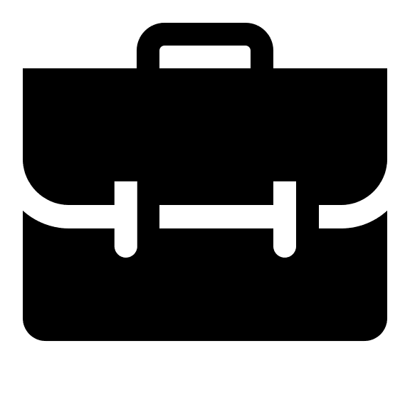 Solid Briefcase Free Open-Source SVG Icon (Clarity)