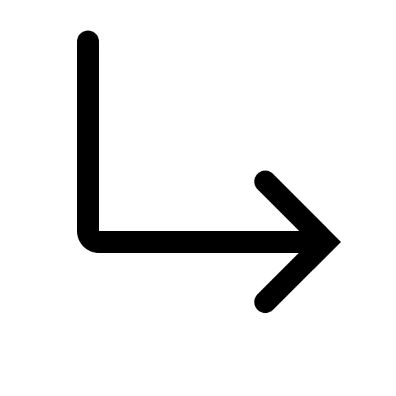 Child Arrow (Line) Free Open-Source SVG Icon (Clarity)