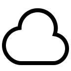 Cloud Outline (Line) Free Open-Source SVG Icon