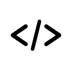 Code Line (Clarity) Free Open-Source SVG Icon