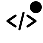 Badged Code Snippet (Outline) Free Open-Source SVG Icon