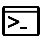 Command Line Interface Free Open-Source SVG Icon