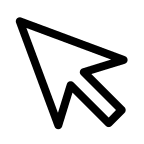 Arrow Cursor (Line) Free Open-Source SVG Icon