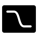 Solid Curve Chart (Clarity) Free Open-Source SVG Icon