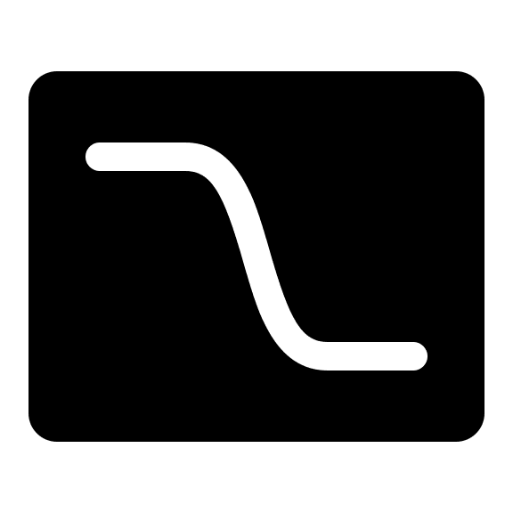 Solid Curve Chart (Clarity) Free Open-Source SVG Icon (Clarity)