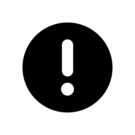 Error Notification (Solid) Free Open-Source SVG Icon (Clarity)