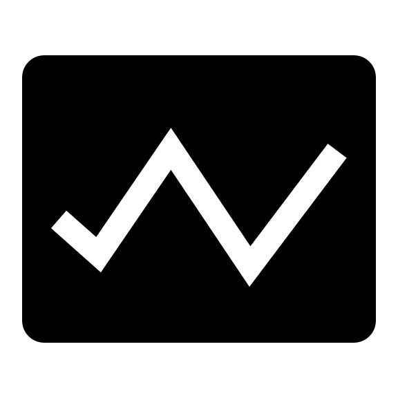 Solid Line Chart Visualization (Clarity) Free Open-Source SVG Icon (Clarity)