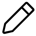 Pencil Drawing Tool (Line) Free Open-Source SVG Icon