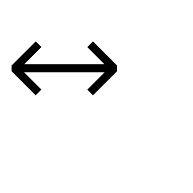 Bidirectional Arrow (Codicons) Free Open-Source SVG Icon (Codicons)