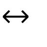 Bidirectional Arrow (Codicons) Free Open-Source SVG Icon