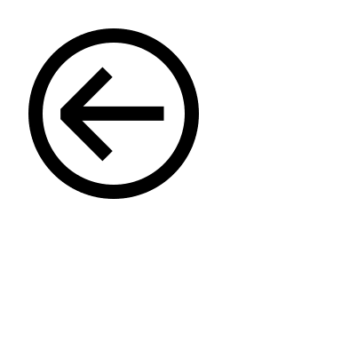 Left Arrow Circle (Codicons) Free Open-Source SVG Icon (Codicons)