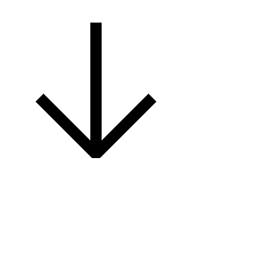 Downward Arrow (Codicons) Free Open-Source SVG Icon (Codicons)