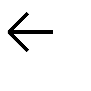 Left Arrow (Codicons) Free Open-Source SVG Icon (Codicons)