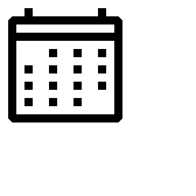 Calendar (Codicons) Free Open-Source SVG Icon (Codicons)