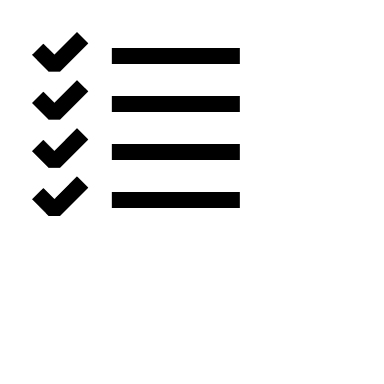 Checklist Task List Free Open-Source SVG Icon (Codicons)