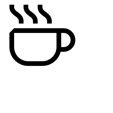 Coffee Cup (Codicons) Free Open-Source SVG Icon (Codicons)