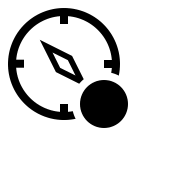 Compass Dot Free Open-Source SVG Icon (Codicons)