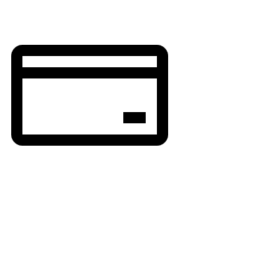 Credit Card (Codicons) Free Open-Source SVG Icon (Codicons)