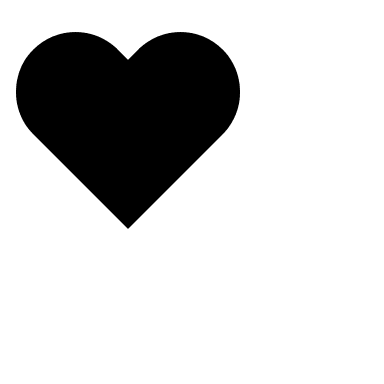 Filled Heart Symbol (Filled) Free Open-Source SVG Icon (Codicons)