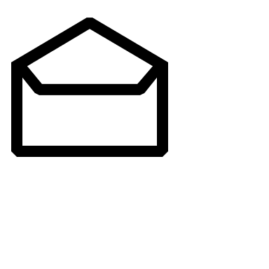 Read Mail Notification Free Open-Source SVG Icon (Codicons)