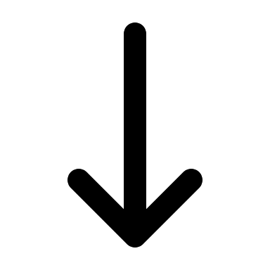 Large Downward Arrow Free Open-Source SVG Icon (coolicons)