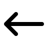 Large Left Arrow Free Open-Source SVG Icon