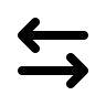 Left and Right Arrow Navigation Free Open-Source SVG Icon