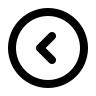 Left Circle Caret Arrow (Coolicons) Free Open-Source SVG Icon