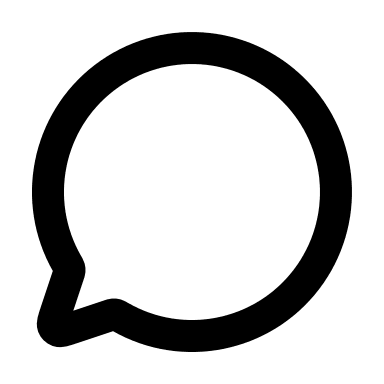 Chat Circle Free Open-Source SVG Icon (coolicons)