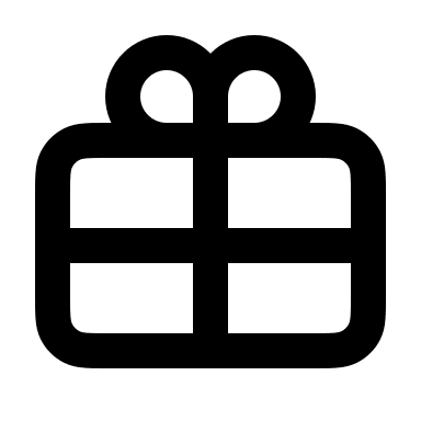 Gift Box Free Open-Source SVG Icon (coolicons)