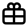 Gift Box Free Open-Source SVG Icon