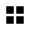 Large Grid Layout Free Open-Source SVG Icon