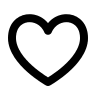 Heart Symbol (Cool Icons) Free Open-Source SVG Icon