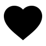 Filled Heart Symbol (Coolicons) Free Open-Source SVG Icon